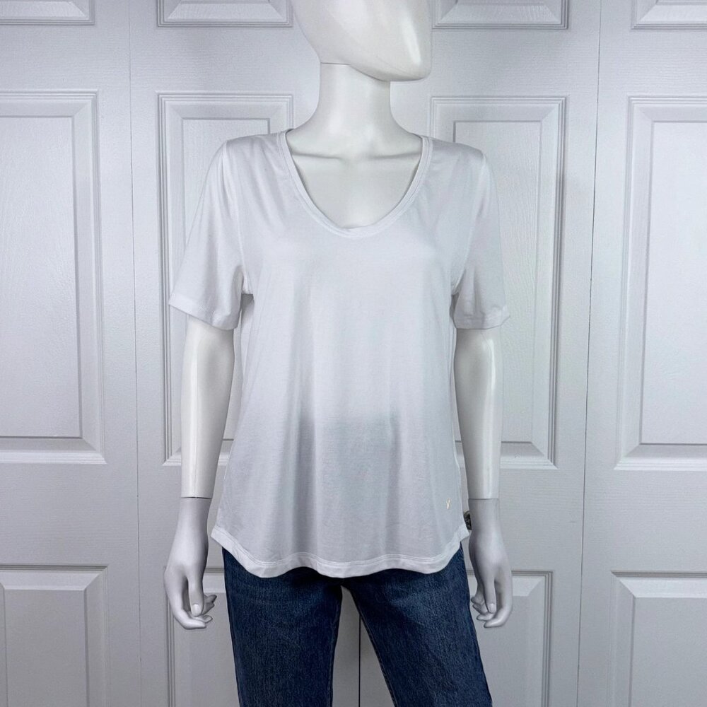 INDYEVA women's Large white t-shirt